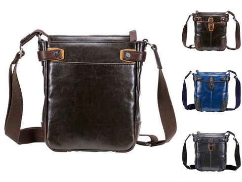 【豊岡鞄 木和田正昭商店 621215 ブルー】ORIGINAL BASIC 帆布PU×皮革ショルダーバッグ(S)